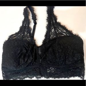 Aerie Eyelash Lace Plunge Bralette